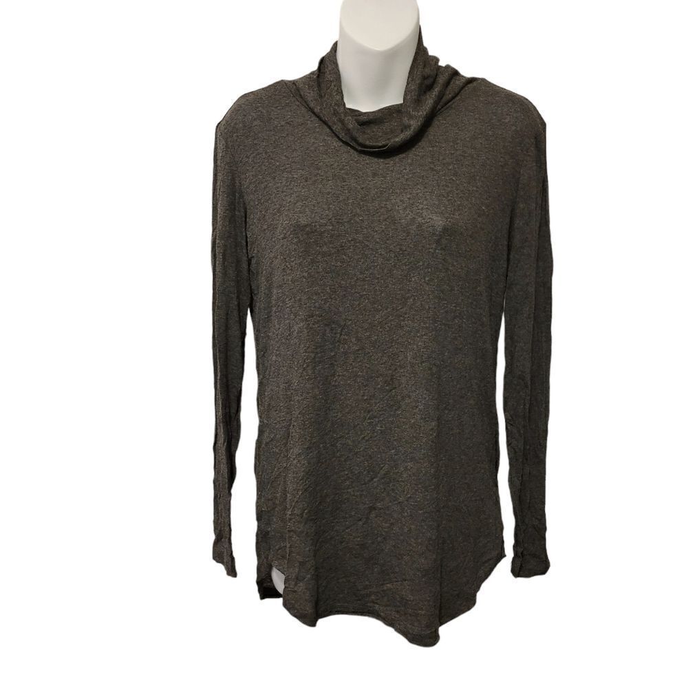 2/$20 Y2K Plain Grey Turtleneck Top Size: Small